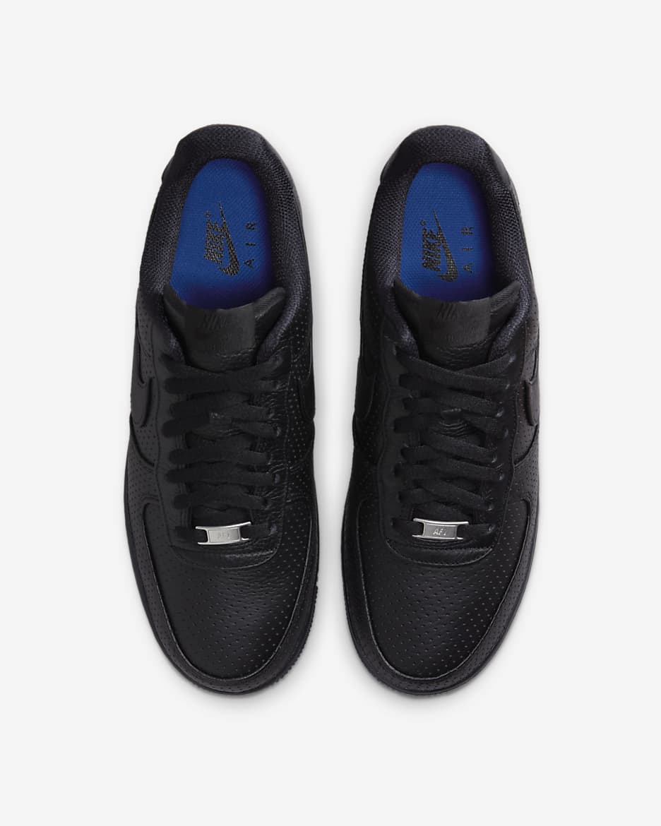 Nike air force 1 black gym blue hotsell